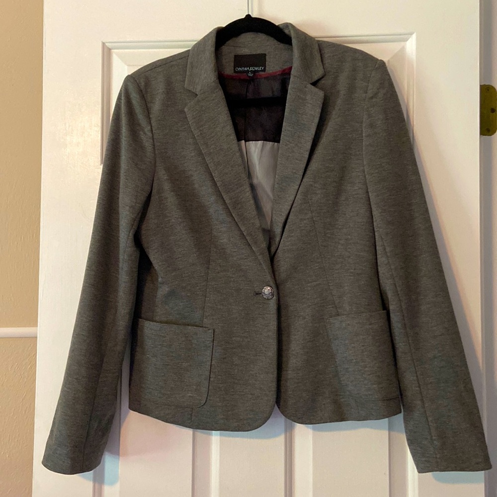 Grey Blazer by Cynthia Rowley